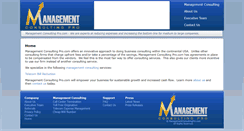 Desktop Screenshot of managementconsultingpro.com