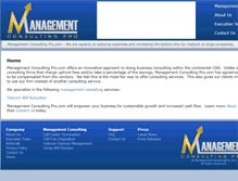 Tablet Screenshot of managementconsultingpro.com